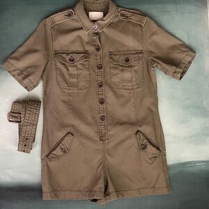 BR REISSUE Linen Cotton Jumpsuit with Belt